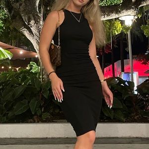 Zara Black Halter Dress